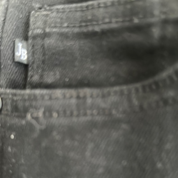 Judy Blue Black Jean Shorts Mid-Length Relaxed Fit - Picture 8 of 12